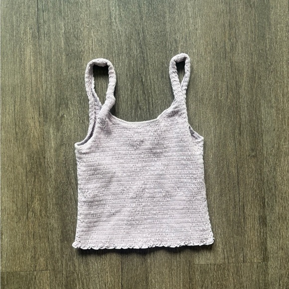 Hollister Tops - Hollister Lilac Textured Tank Top